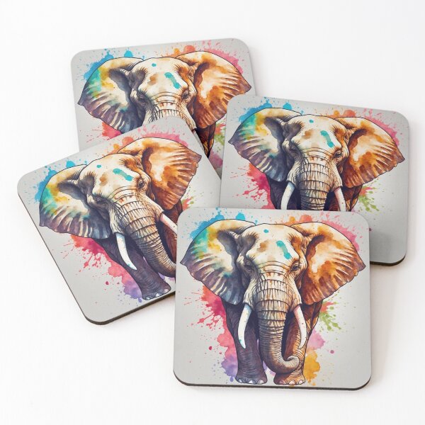 Item preview, Elephant Portrait designed and sold by ElephantVibes.