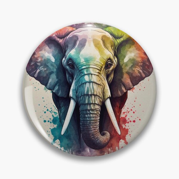 Item preview, Elephant Portrait designed and sold by ElephantVibes.