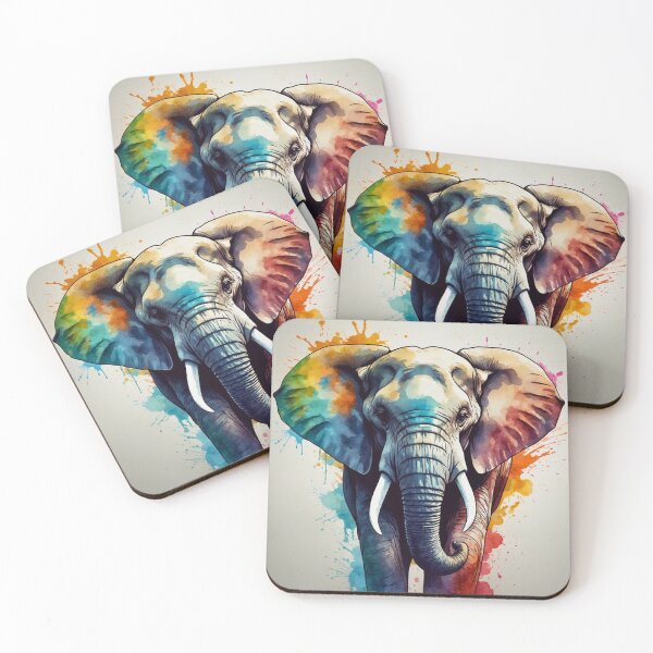 Item preview, Elephant Portrait designed and sold by ElephantVibes.