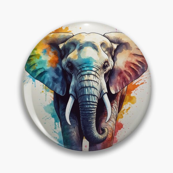 Item preview, Elephant Portrait designed and sold by ElephantVibes.