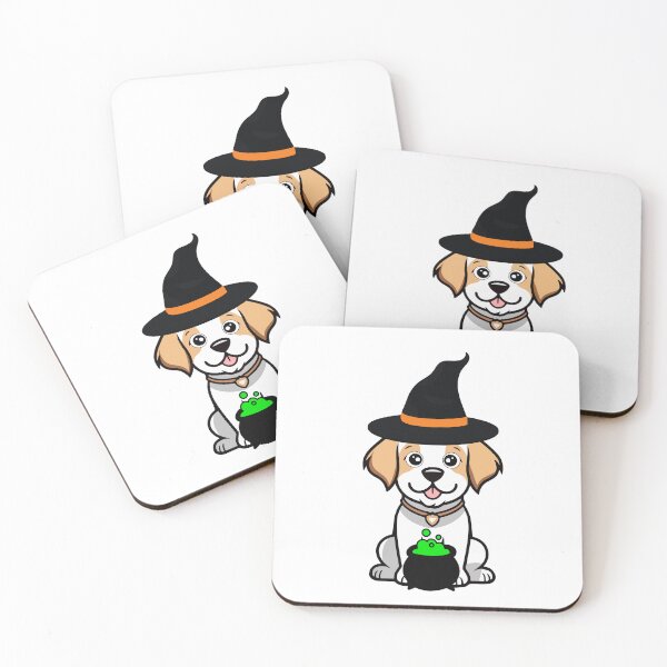 Item preview, Cute Happy Dog is wearing a witch costume designed and sold by Pet Station.