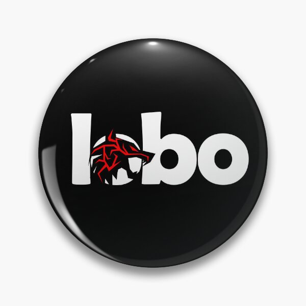 Item preview, Black wolf with red eyes and white letters designed and sold by the Zarock Shop.