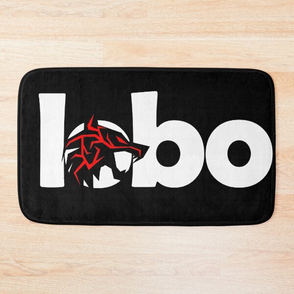 Item preview, Black wolf with red eyes and white letters designed and sold by the Zarock Shop.