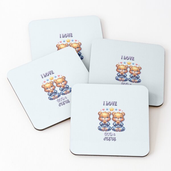 Item preview, BOY TEDDY BEAR'S PRAYERS  ( I LOVE GOD & JESUS ) designed and sold by lovingtouch.