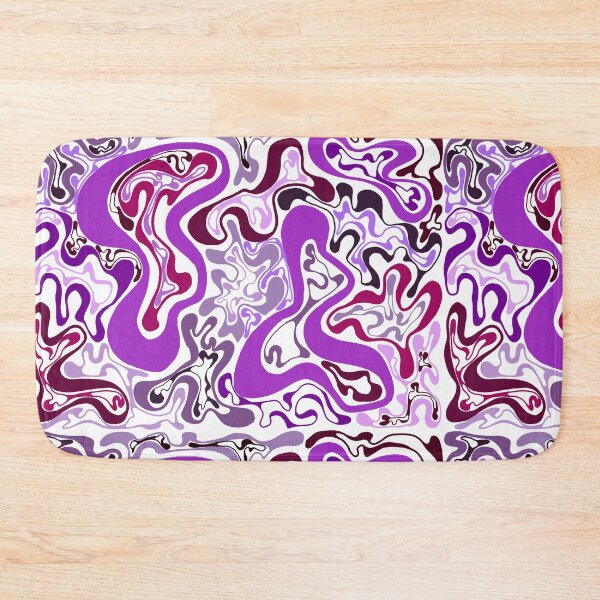 Item preview, Purple Waves Pattern designed and sold by KCsStudio.