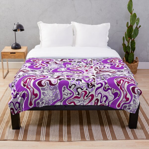 Aperçu de l'œuvre Motif de vagues violettes créée et vendue par KCsStudio.