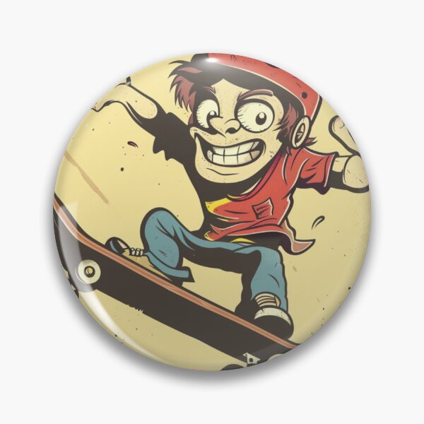 Item preview, Cartoon Skateboard designed and sold by xadamnft.