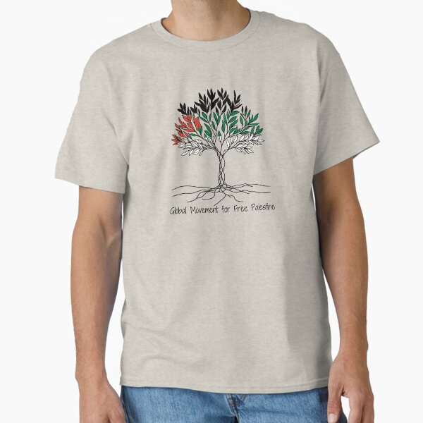 Item preview, Global Movement for Free Palestine, Olive Tree, Palestine Flag designed and sold by Slice Of Seed.