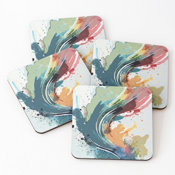 Item preview, Abstract Watercolor Splashes designed and sold by bb-15artstudio.