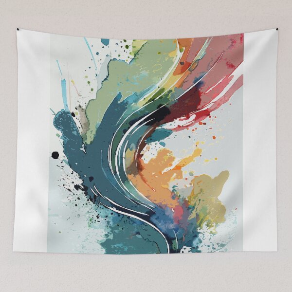 Item preview, Abstract Watercolor Splashes designed and sold by bb-15artstudio.