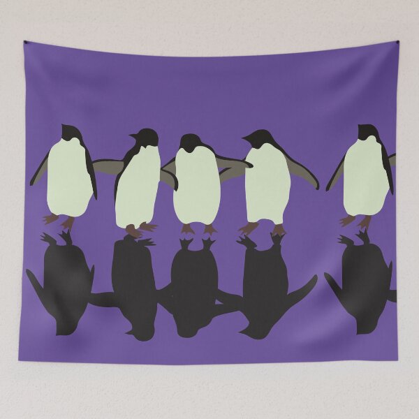 Item preview, Penguins shadow in purple designed and sold by JezliP.