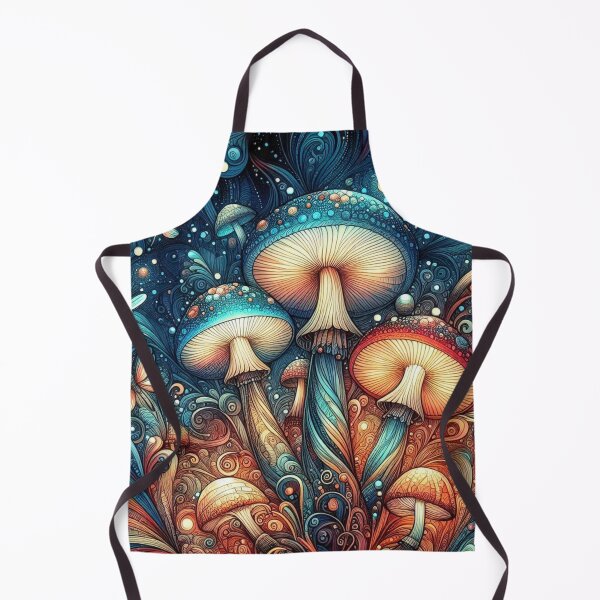 Item preview, Blue Mushrooms! designed and sold by DEKA777.