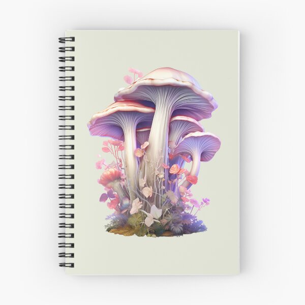 Item preview, Mushroom Fungi Fungus Toadstool Shroom Button Oyster Cremini Chantrelle Porcini Enoki Shiitake Morel Psychedelic Fern Flower Forest designed and sold by Sarcastic Narwhal.