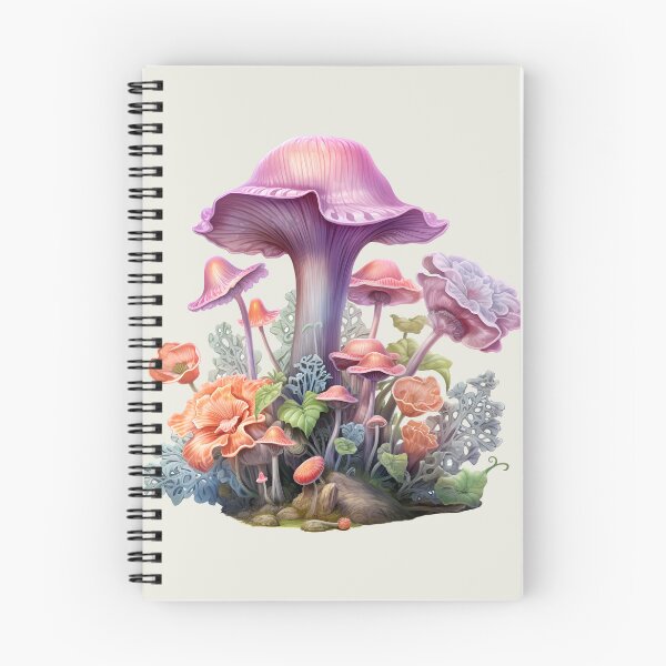Item preview, Mushroom Fungi Fungus Toadstool Shroom Button Oyster Cremini Chantrelle Porcini Enoki Shiitake Morel Psychedelic Fern Flower Forest designed and sold by Sarcastic Narwhal.