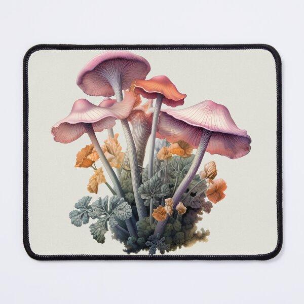 Item preview, Mushroom Fungi Fungus Toadstool Shroom Button Oyster Cremini Chantrelle Porcini Enoki Shiitake Morel Psychedelic Fern Flower Forest designed and sold by Sarcastic Narwhal.