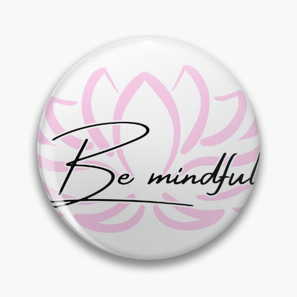 Item preview, Be Mindful Pink Lotus Reminder designed and sold by brodidudie.