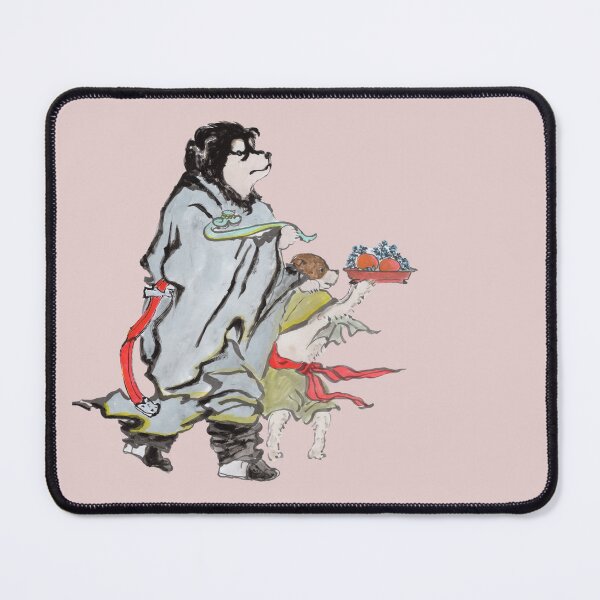 Item preview, Interesting traditional Chinese painting: Dog presenting peaches designed and sold by huangtingart.