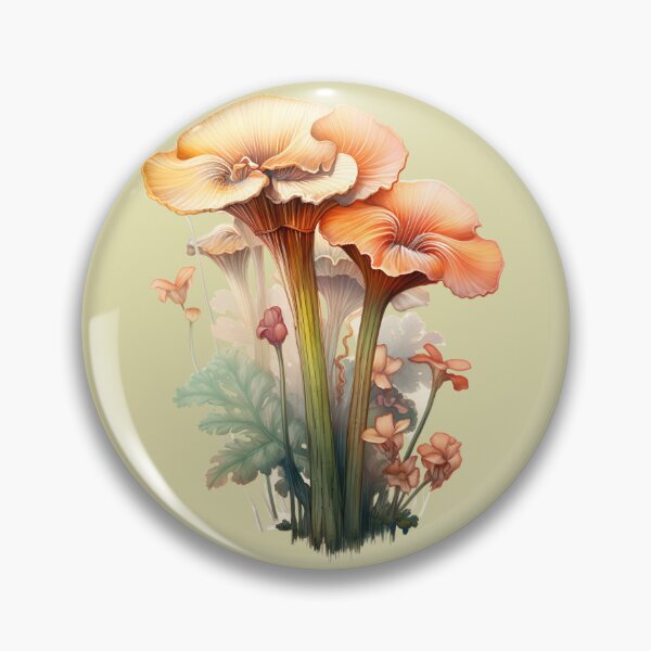 Item preview, Mushroom Fungi Fungus Toadstool Shroom Button Oyster Cremini Chantrelle Porcini Enoki Shiitake Morel Psychedelic Fern Flower Forest designed and sold by Sarcastic Narwhal.