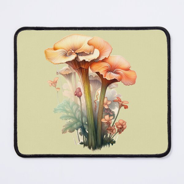 Item preview, Mushroom Fungi Fungus Toadstool Shroom Button Oyster Cremini Chantrelle Porcini Enoki Shiitake Morel Psychedelic Fern Flower Forest designed and sold by Sarcastic Narwhal.