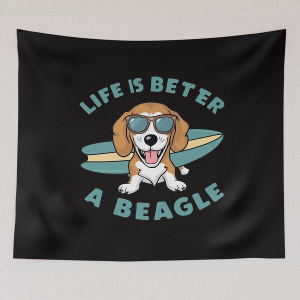 Item preview, life is better with a beagle designed and sold by Terbotv.
