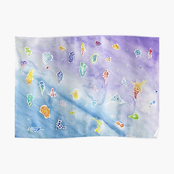 Watercolour wonderland Poster