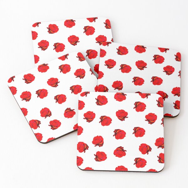 Item preview, bloody red rose seamless repeat, love sweetheart designed and sold by pipikijung.