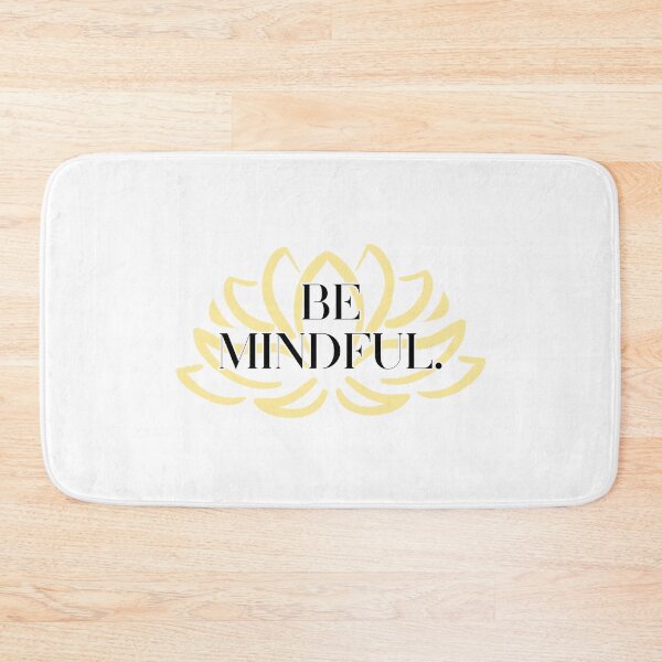 Item preview, Be Mindful Yellow Lotus Reminder designed and sold by brodidudie.