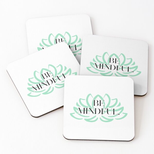 Item preview, Be Mindful Green Lotus Reminder designed and sold by brodidudie.