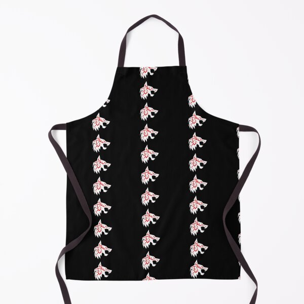 Item preview, White wolf with red eyes and black letters designed and sold by the Zarock Shop.