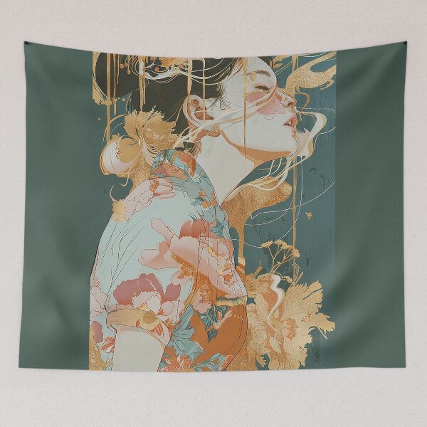 Item preview, Elegant Style with Floral and gold designed and sold by 33wolvesdesigns.