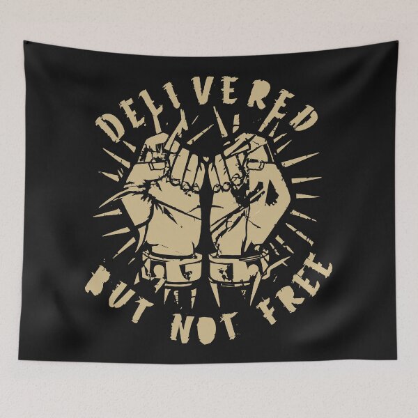 Item preview, Delivered but Not Free - Christian Empowerment Graphic for Men designed and sold by HahaHandlesHub.