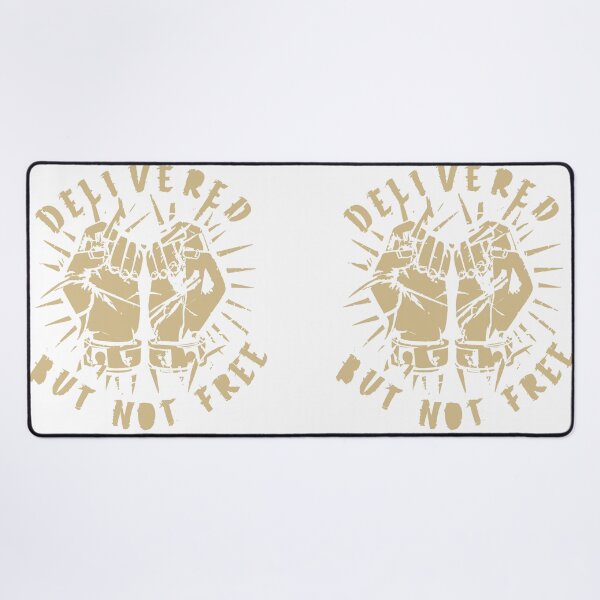 Item preview, Delivered but Not Free - Christian Empowerment Graphic for Men designed and sold by HahaHandlesHub.