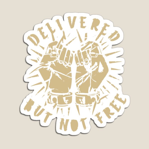 Item preview, Delivered but Not Free - Christian Empowerment Graphic for Men designed and sold by HahaHandlesHub.