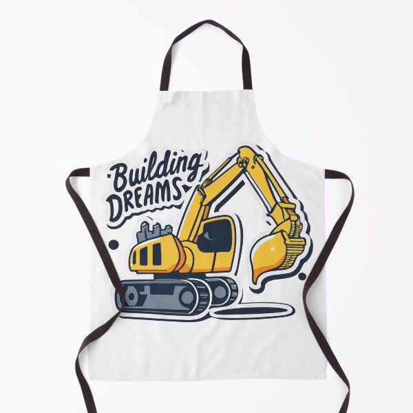 Item preview, Building Dreams - Cartoon Excavator designed and sold by NiftyWrx.