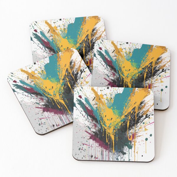 Item preview, Abstract Splatter Paint Designs designed and sold by bb-15artstudio.