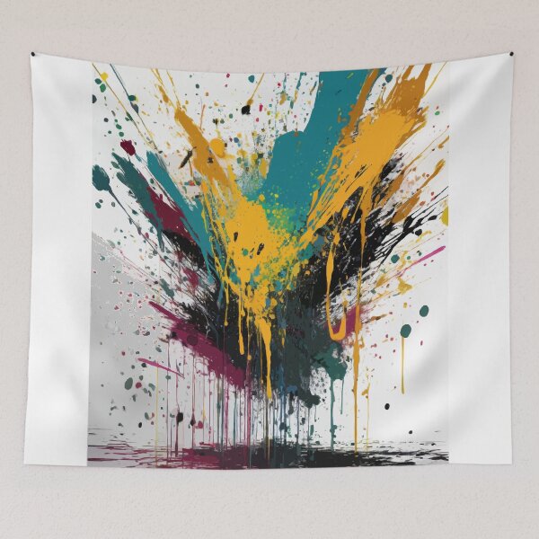 Item preview, Abstract Splatter Paint Designs designed and sold by bb-15artstudio.