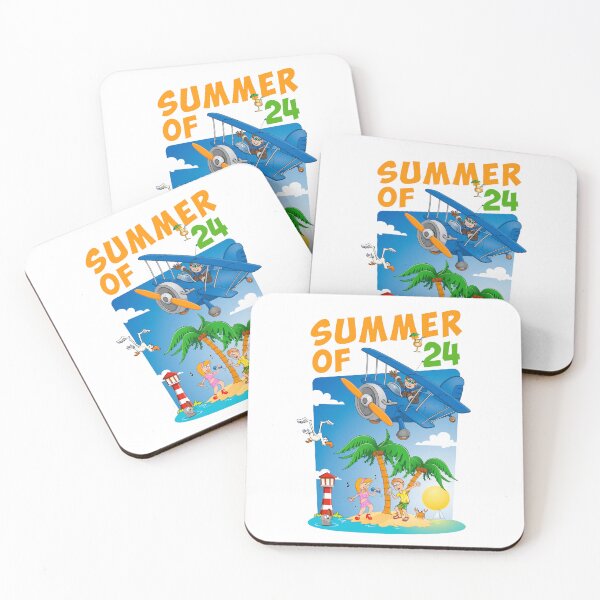 Artikelvorschau, Der Sommer 2024 – lustige und farbenfrohe Illustration entworfen und verkauft von Stef Ringoot, cartoons and illustrations.