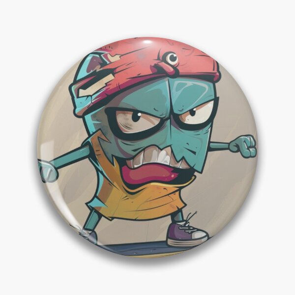 Item preview, Cartoon Skateboard designed and sold by xadamnft.