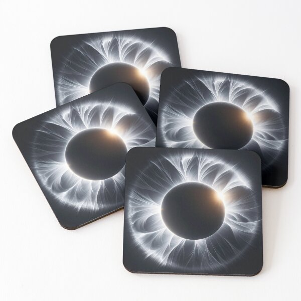 Item preview, design's total solar eclipse in the shape of an iris designed and sold by Blessinger77.