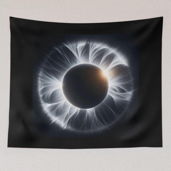 Item preview, design's total solar eclipse in the shape of an iris designed and sold by Blessinger77.