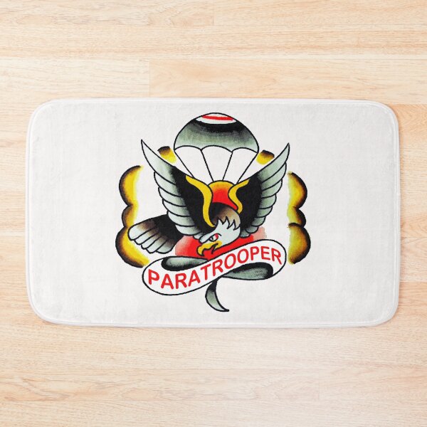 Item preview, Paratrooper; Vintage Tattoo Style; designed and sold by StickerApe.