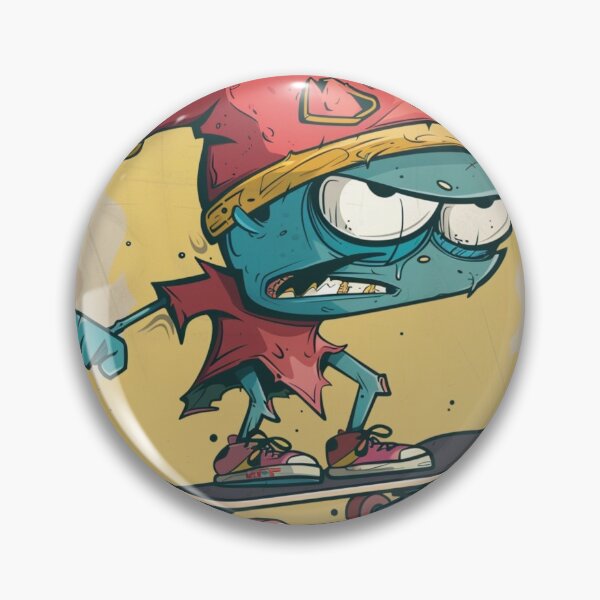 Item preview, Cartoon Skateboard designed and sold by xadamnft.