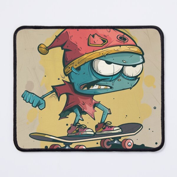 Item preview, Cartoon Skateboard designed and sold by xadamnft.
