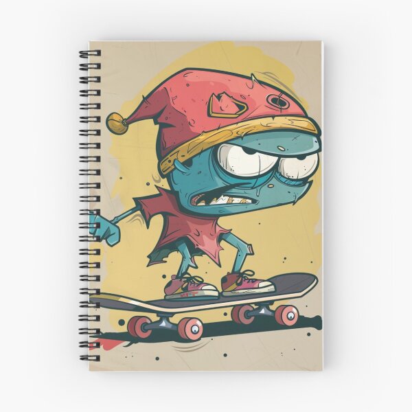 Item preview, Cartoon Skateboard designed and sold by xadamnft.