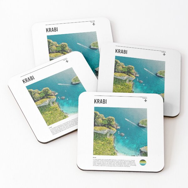 Item preview, Visit Krabi (minimal travel poster) designed and sold by RabbitK.