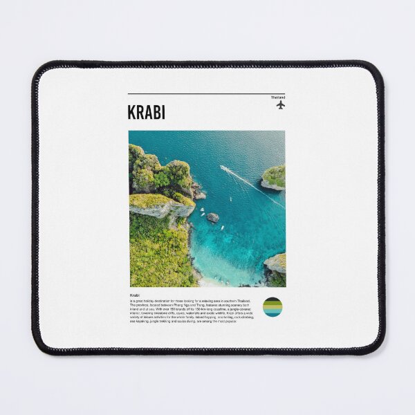 Item preview, Visit Krabi (minimal travel poster) designed and sold by RabbitK.
