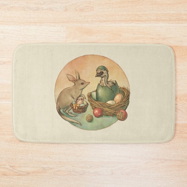 Item preview, Bilby and Baby Emu Easter Egg Hunt designed and sold by Mazarineart.