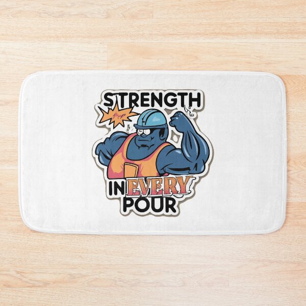 Item preview, Tough Cement Mixer - Strength in Every Pour Comic Style Design designed and sold by NiftyWrx.