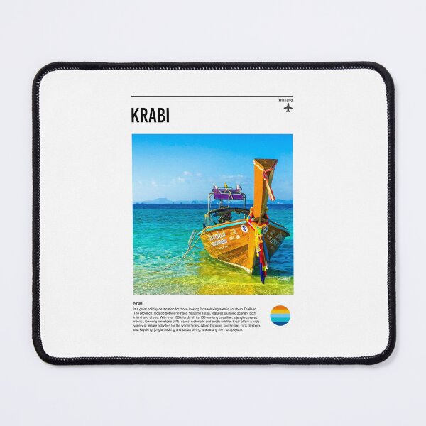 Item preview, Visit Krabi (minimal travel poster) designed and sold by RabbitK.