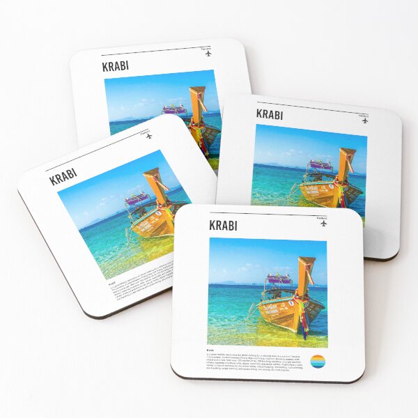 Item preview, Visit Krabi (minimal travel poster) designed and sold by RabbitK.